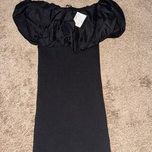 Zara Black Strapless Dress